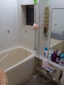 かわいいイメージのユニットバスに